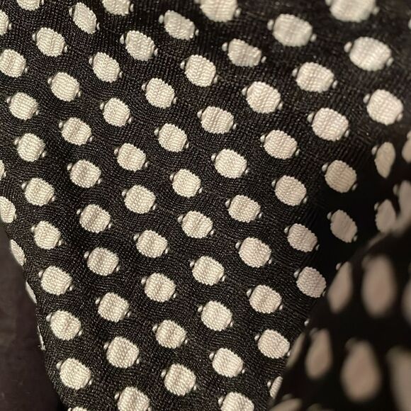 Motherhood sz M maternity dress black & white sleeveless block design polka dot - Picture 14 of 15